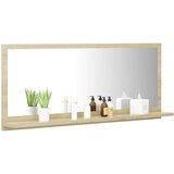  Kupaonsko ogledalo boja hrasta 90x10 5x37 cm konstruirano drvo - sonoma hrast 90 x 10.5 x 37 cm 1 | shoptok.hr