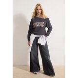 TRENDYOLMILLA ženski duks Twoaw26Sw00201, antracit-siva | Eponuda.com