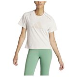 Adidas Majice s kratkimi rokavi T-shirt Power Performance Big Logo Bež | Shoptok.si