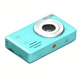 INF 4K 64MP Digitalni Fotoaparat z 18x Zoomom - Potovalna Kamera za Selfije Blue, (5000235268) | Shoptok.si