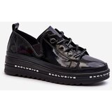 S. BARSKI Women's Lace-Up Platform Shoes Genuine Leather S.Barski | Shoptok.si