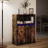  Komoda s LED svjetlima boja hrasta 72 x 34 x 100 cm drvena | shoptok.hr