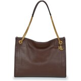Polo Ralph Lauren Torbice za na ramo BRADLEY SHOPPER TOTE LARGE Kostanjeva u