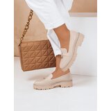 DStreet Mokasyny damskie LOAFELIA beżowe | Shoptok.si
