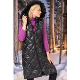 Dewberry Z6717 WOMEN'S VEST-DARK BLACK Cijene