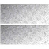 Stepenica Pravokutni 2 pcs Srebrno 100 x 40 cm Aluminij | shoptok.hr