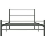  Okvir za krevet sivi metalni 100 x 200 cm | Eponuda.com