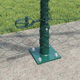  Heksagonalna ograda s betonskom osnovom 100 x 1,2 m Zelena | shoptok.hr