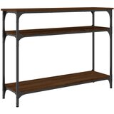  Konzolni stol boja smeđeg hrasta 100x29x75 cm konstruirano drvo | shoptok.hr
