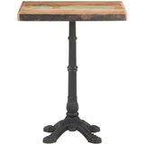 vidaXL Bistro stolić 60 x 60 x 76 cm od masivnog obnovljenog drva | shoptok.hr