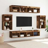  Set TV komoda S LED lampica 8 pcs Staro drvo Konstruirano drvo | Eponuda.ba