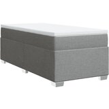 Maison Chic Box spring postelja - Vzmetna postelja z vzmetnico svetlo siva 90x190 cm blago SL22847, (21891897) Cene