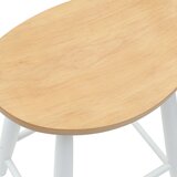  Trpezarijske stolice 2 pcs Bijelo 46 x 37 x 63 cm | Eponuda.com