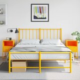  Noćni ormarići 2 kom boja senfa 36 x 39 x 60,5 cm čelični | Eponuda.ba