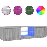 TV ormarić s LED svjetlima boja hrasta sonome 140x40x36 cm | shoptok.hr