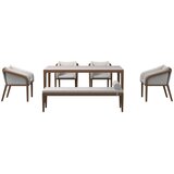 Ambia Garden VRTNA GARNITURA aluminij bež, barva tikovine bež, barva tikovine | Shoptok.si