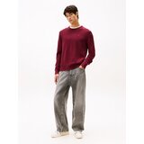 Tommy Jeans Pulover 'ESS' burgund | Shoptok.si
