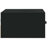  Zidni noćni ormarići 2 kom crni 35 x 35 x 20 cm | shoptok.hr