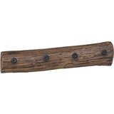  Vješalica Smeđa 50 x 8 x 12 cm Čvrsto drvo iz reciklaže | shoptok.hr