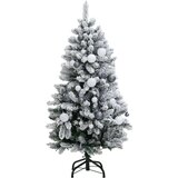  Umjetno božićno drvce 150 LED sa šarkama i kuglicama 150 cm | shoptok.hr