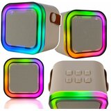  Aku. 1200mAh karaoke zvočnik Bluetooth 5.3 2x mikrofon LED RGB | Shoptok.si