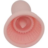Lonely - punjivi, vodootporni vibrator za grudi s usisnim lizanjem (ružičasti) | shoptok.hr