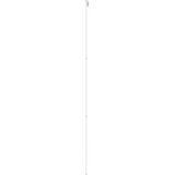  Klizna vrata bijela 90 x 205 cm od kaljenog stakla i aluminija | shoptok.hr