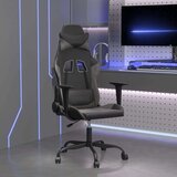  Igraća stolica crno-siva od umjetne kože | shoptok.hr