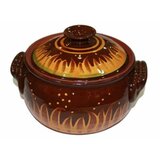 Etno Keramika zemljana posuda vatra dizajn đuvečara glazirana 6 l Cene
