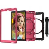 NIKCORP Ovitni ovitek za iPad 10.2 2019/2020/2021, robustna zaščita s stojalom in naramnim trakom, TPU material, roza barva, (5000138875) | Shoptok.si