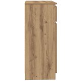 vidaXL Komoda s predalom artisan hrast 71x35x84 cm inženirski les | Shoptok.si