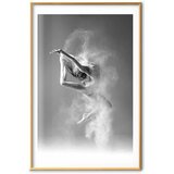 Plakat - Ballerina 60x90 Zlatni okvir s margom | shoptok.hr