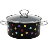  Emajlirana šerpa crna sa tufnama 20cm i 2,9l | ePonuda.com