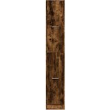 vidaXL Lekarniška omara dimljeni hrast 30x41x174,5 cm inženirski les | Shoptok.si
