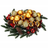 springos set božićnih kuglica, 6 cm, 30 komada, zlatne | shoptok.hr