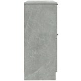  Komoda siva boja betona 30 x 30 x 70 cm od konstruiranog drva | shoptok.hr