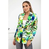 Turecki Printed cotton jacket with a button green | Shoptok.si