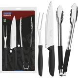 Set za roštilj Plenus, 3 komada, Crni