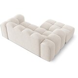 Cosmopolitan Design Krem kutna garnitura od šenila (s lijevim kutom/s ležaljkom) Treno – | shoptok.hr