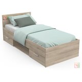 Fola Postelja Michigan 90x200 cm kronberški hrast | Shoptok.si