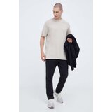 Adidas Bombažna kratka majica bež barva | Shoptok.si