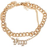 Urban Classics Accessoires Zodiac Golden Anklet Virgin Cene