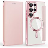  Maska za Samsung S25 Ultra/ S938B na preklop Coral Mag Case Book roze Cene
