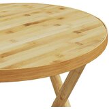  3-dijelni sklopivi bistro set s tamnosivim jastucima bambus | shoptok.hr