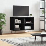 Maison Chic TV omarica - TV enota - Televizijska omarica črna 69,5x30x50 cm inženirski les, (21699909) | Shoptok.si