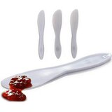  Set nožev Kinvara Bela Plastika 18 x 10 x 1 cm 18 x 3,5 x 1 cm 3 Kosi (12 kosov) | Shoptok.si