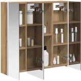  Kopalniška ogledalna omara z LED lučmi Oreh 73.5 x 15.5 x 70 cm, (5000233194) | Shoptok.si