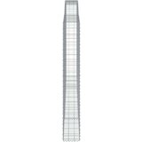  Obokane gabion košare 8 kosa 400x50x220/240 cm pocinkano železo, (21732399) | Shoptok.si