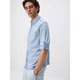 Reserved Regular fit košulja od trapera - plava | shoptok.hr
