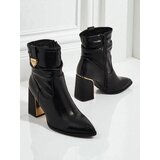 Resti women's eco-leather heeled ankle boots ashenpurl | ePonuda.com